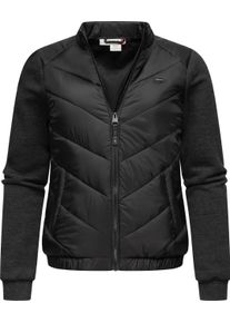 Outdoorjacke Ragwear "Outdoorjacke Zabava", Damen, Gr. 4XL, schwarz (schwarz24), Obermaterial: 100% Polyester PES. Obermaterial: 70% Baumwolle CO. 30% Polyester PES. Futter: 100% Polyester PES. 100% Polyester PES., Jacken Outdoorjacke