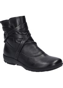 Stiefelette Josef Seibel "Charlotte 11, schwarz", Damen, Gr. 36, schwarz, Obermaterial: 100% Rindsleder Leather cow., Schuhe Stiefelette