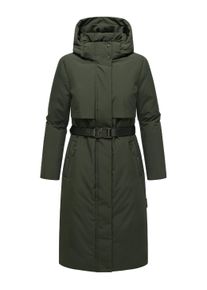 Wintermantel Navahoo "Wintermantel Waldbummler 14", Damen, Gr. XL, gr&uuml;n (schwarz olive), Obermaterial: 100% Polyester PES. Obermaterial: Futter: 100% Polyester PES. 100% Polyester PES., M&auml;ntel Wintermantel