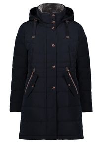 Steppjacke Gil Bret "Steppmantel mit Kunstfellkragen", Damen, Gr. 40, blau (dunkelblau), Obermaterial: 100% Polyester PES., Jacken Steppjacke