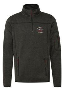 Outdoorjacke FQ1924 "Troyer FQBirk", Herren, Gr. M, grau (charcoal mix), Obermaterial: 100% Polyester PES., Pullover Outdoorjacke