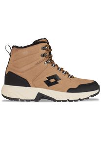 Outdoorschuh Lotto, Herren, Gr. 46, braun, schwarz, Kunstfaser, Synthetik, mehrfarbig, Schuhe Outdoorschuh, - mit w&auml;rmendem Innenfutter