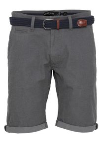 Chinoshorts INDICODE "Chinoshorts IDFigno", Herren, Gr. XL, N-Gr, grau (dunkelgrau), Obermaterial: 98% Baumwolle CO. 2% Elasthan EL., Hosen Chinoshorts