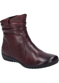 Stiefelette Josef Seibel "Naly 63, amarena", Damen, Gr. 41, rot (amarena), Obermaterial: 100% Rindsleder Leather cow., Schuhe Stiefelette