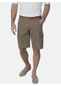 Bermudas Babista "Bermuda ZANMO", Herren, Gr. 56, N-Gr, grau (hellbraun), Obermaterial: 100% Baumwolle CO., regular fit, Hosen Bermudas