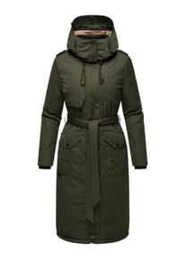 Wintermantel Navahoo "Wintermantel Hokulanii", Damen, Gr. L, gr&uuml;n (schwarz olive), Obermaterial: 100% Polyester PES. Obermaterial: Futter: 100% Polyester PES. 100% Polyester PES., M&auml;ntel Wintermantel