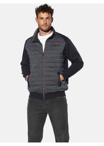 Sweatjacke Babista "Sweatjacke SELMARO", Damen, Gr. XXL, blau (dunkelblau melange), Obermaterial: 82% Polyester COOLMAX PES(Coolmax). 15% Viskose Birla CV Birla. 3% Elasthan EL., Sweatjacken Sweatjacke