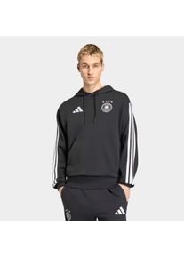 Sweatshirt adidas Performance "DEUTSCHLAND DNA HOODIE", Herren, Gr. L, schwarz, Obermaterial: 55% Baumwolle, 36% Polyester, 9% Viskose, angesetztes B&uuml;ndchen, Sweatshirts Sweatshirt