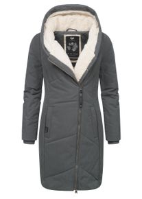 Wintermantel Ragwear "Wintermantel Gordon Long", Damen, Gr. XL, gr&uuml;n (schwarz olive22), Obermaterial: 74% Baumwolle CO. 26% Nylon NY. Obermaterial: Futter: 100% Polyester PES. 100% Polyester PES., M&auml;ntel Wintermantel