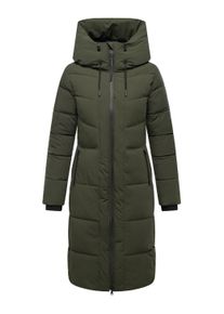 Steppmantel Navahoo "Steppmantel Schokokuss XIV", Damen, Gr. 5XL, gr&uuml;n (schwarz olive), Obermaterial: 92% Nylon NY. 8% Elasthan EL. Obermaterial: Futter: 100% Polyester PES. 100% Polyester PES., M&auml;ntel Steppmantel