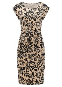 Sommerkleid Ragwear "Sommerkleid Taggien Print", Damen, Gr. XL, N-Gr, beige (sand26), Obermaterial: 95% Viskose CV. 5% Elasthan EL., Kleider Sommerkleid