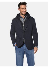 Stricksakko Babista "Stricksakko WELMAR", Herren, Gr. 62, blau (dunkelblau), Obermaterial: 97% Polyester COOLMAX PES(Coolmax). 3% Elasthan EL., Sakkos Stricksakko