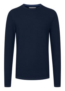 Strickfleece-Pullover 11 Project "Strickpullover PRFrode", Herren, Gr. L, blau (marineblaus), Obermaterial: 100% Baumwolle CO., Pullover Strickfleece-Pullover