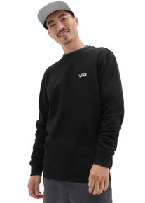 Sweatshirt Vans "LEFT CHEST CREW", Herren, Gr. M, schwarz, Obermaterial: 70% Baumwolle, 30% Polyester, Sweatshirts Sweatshirt