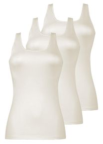 Achselhemd Nina von C. "3er Pack Damen Achselhemd Daily", Damen, Gr. 48, N-Gr, beige (champagner), Obermaterial: 100% Baumwolle CO., Unterhemden Achselhemd