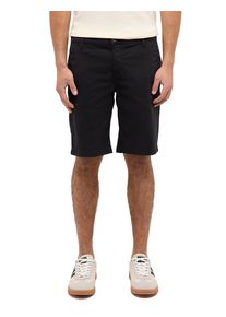 Shorts Mustang "Herren Style Brad Chino Shorts", Damen, Gr. 42, 4185 schwarz, Web, 98% Baumwolle, 2% Elasthan, unifarben, straight fit, Hosen Shorts