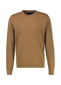 Strickpullover Lerros "Leichter Herren Strickpullover", Herren, Gr. 3XL, light coffee, 100% Baumwolle, Rundhals, Pullover Strickpullover
