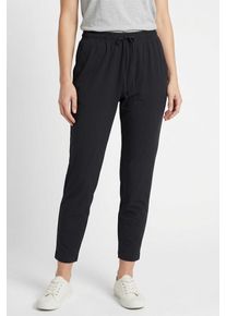 7/8-Hose KjBRAND "Susie XS", Damen, Gr. 44K (22), K-Gr, schwarz, Web, Obermaterial: 75% Polyamid, 25% Elasthan, unifarben, schmal 7/8-L&auml;nge, Hosen 7/8-Hose, in gro&szlig;en Gr&ouml;&szlig;en, mit Bindeband