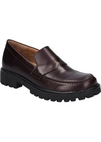 Slipper Josef Seibel "Marta 22, bordeaux", Damen, Gr. 37, rot (bordeaux), Obermaterial: 100% Rindsleder Leather cow., Schuhe Slipper