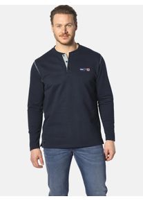 Sweatshirt Jan Vanderstorm "Sweatshirt JORNSEN", Herren, Gr. 3XL, blau (dunkelblau), Obermaterial: 100% Baumwolle CO., Shirts Sweatshirt