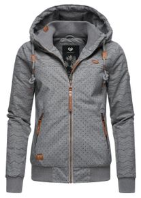 Winterjacke Ragwear "Winterjacke Nuggie Zig Zag Intl.", Damen, Gr. S, grau (grau22), Obermaterial: 100% Polyester PES. Obermaterial: Futter: 100% Polyester PES., Jacken Winterjacke