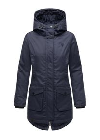 Parka Navahoo "Winterjacke Brinjaa", Damen, Gr. S, blau (navy), Obermaterial: 65% Polyester PES. 35% Baumwolle CO. Obermaterial: Futter: 100% Polyester PES. 100% Polyester PES., Jacken Parka