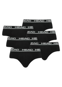 Slip Head "Slip 6er Pack", Herren, Gr. XL, schwarz, Obermaterial: 95% Baumwolle CO. 5% Elasthan EL., Unterhosen Slip