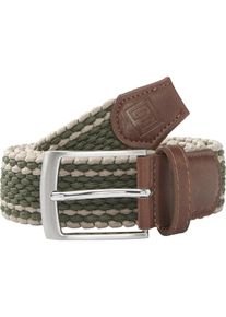 Flechtg&uuml;rtel Babista "G&uuml;rtel ADOFESSI", Herren, Gr. 105, gr&uuml;n, Obermaterial: 65% Polyurethan PU. 35% Elasthan EL., G&uuml;rtel Flechtg&uuml;rtel