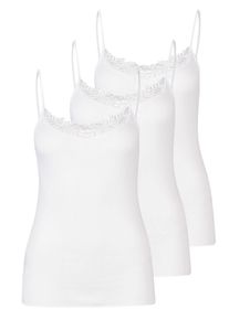 Achseltop Nina von C. "Damen Tr&auml;gerhemd GOTS Fine Cotton", Damen, Gr. 44, N-Gr, wei&szlig;, Obermaterial: 100% Baumwolle CO(Bio)., Unterhemden Achseltop