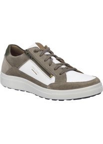 Sneaker Josef Seibel "Maddox 07, weiss-taupe", Herren, Gr. 44, wei&szlig; (wei&szlig;, taupe), Obermaterial: 100% Rindsleder Leather cow., Schuhe Sneaker