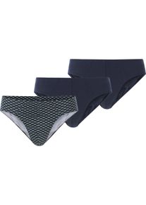 Slip Babista "3er Pack Slip JORIM", Herren, Gr. M-L, blau (dunkelblau), Obermaterial: 100% Baumwolle CO., Unterhosen Slip