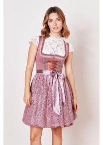 Kr&uuml;ger Dirndl KR&Uuml;GER "Dirndl Seline (50cm)", Damen, Gr. 36, rot, Obermaterial: 63% Polyester PES. 37% Baumwolle CO., Kleider Dirndl