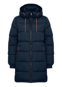 Steppmantel oxmo "Steppmantel OXJody", Damen, Gr. 38, blau (total eclipse), Obermaterial: 100% Polyester PES., M&auml;ntel Steppmantel