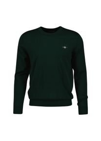 Sweater Gant "Strickpullover CLASSIC COTTON C-NECK", Herren, Gr. XXL, gr&uuml;n (gr&uuml;n (tartan gr&uuml;n)), Obermaterial: 100% Baumwolle CO., Sweatshirts Sweater