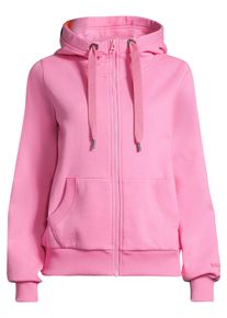 Sweatjacke SALZHAUT "Sweatjacke S&Ouml;&Ouml;TE", Damen, Gr. XXL, rosa (blossom), Obermaterial: 55% Baumwolle CO. 45% Polyester PES., Sweatjacken Sweatjacke