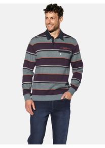 Sweatshirt Babista "Sweatshirt TELON", Herren, Gr. L, blau (dunkelblau gemustert), Obermaterial: 100% Baumwolle CO., Sweatshirts Sweatshirt