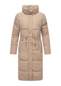 Wintermantel Navahoo "Steppmantel Der Wahnsinn 14", Damen, Gr. L, braun (taupe grau), Obermaterial: 100% Polyester Pol. recyc.. Obermaterial: Futter: 100% Polyester PES. 100% Polyester Pol. recyc.., M&auml;ntel Wintermantel