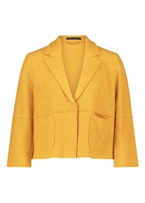 Jackenblazer Betty Barclay "Blazer-Jacke mit Reverskragen", Damen, Gr. 46, gold, Obermaterial: 60% Viskose CV. 40% Wolle WO., Blazer Jackenblazer