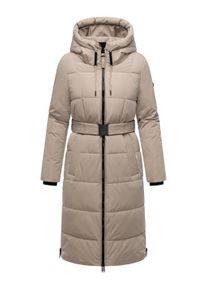 Steppmantel Navahoo "Steppmantel Herbstnebel 14", Damen, Gr. XL, braun (light taupe), Obermaterial: 100% Polyester PES. Obermaterial: Futter: 100% Polyester PES. 100% Polyester PES., M&auml;ntel Steppmantel