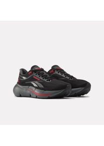 Laufschuh Reebok "ZIGNITION", Herren, Gr. 46, schwarz, rot, schwarz, Textil, Schuhe Laufschuh