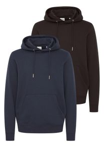 !Solid Kapuzenpullover SOLID "Kapuzenpullover SDColinoreg", Herren, Gr. M, schwarz (navy, schwarz), Obermaterial: 65% Polyester PES. 35% Baumwolle CO., unifarben, normal, Pullover Kapuzenpullover