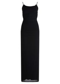 Abendkleid Vera Mont "Abendkleid mit Spitzeneinsatz", Damen, Gr. 44, EURO, schwarz, Obermaterial: 92% Polyamid PA. 8% Elasthan EL., Kleider Abendkleid