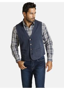 Funktionsweste Jan Vanderstorm "Weste TORELL", Herren, Gr. 74, blau, Obermaterial: 100% Baumwolle CO., Westen Funktionsweste