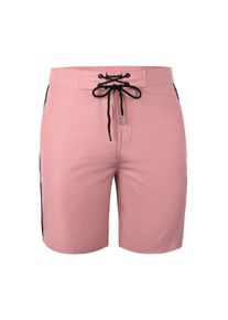 Badeshorts YEAZ "Badeshorts DAVEY", Herren, Gr. M, US, pink, Obermaterial: 92% Polyester PES. 8% Elasthan EL., Badehosen Badeshorts