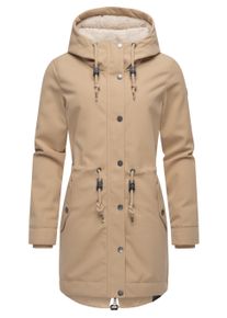 Parka Ragwear "Kurzmantel Canny Canvas", Damen, Gr. XL, grau (taupe), Obermaterial: 100% Polyester PES. Obermaterial: Futter: 100% Polyester PES. 100% Polyester PES., Jacken Parka