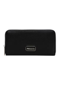 Geldb&ouml;rse Tamaris "Geldb&ouml;rse TAS Katharina", Herren, schwarz (schwarz 100), Obermaterial: 60% Polyurethan PU. 40% Polyester PES., Kleinlederwaren Geldb&ouml;rse