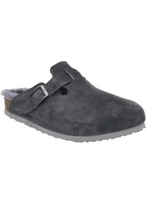 Clog Josef Seibel "Hermine 09, granit", Damen, Gr. 41, grau (granit), Obermaterial: 100% Rindsleder Leather cow., Schuhe Clog