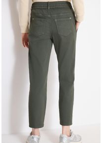 Jogger Pants Cecil "Style Chelsea", Damen, Gr. XXL (46), L&auml;nge 28, sea weed khaki, Web, Obermaterial: 76% Baumwolle, 23% Polyester, 1% Elasthan. Futter: 100% Baumwolle, unifarben, loose fit kn&ouml;chelfrei, Hosen Jogger Pants, mit Tunnelzug