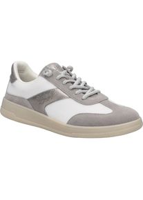 Sneaker Josef Seibel "Jade 02, grau-multi", Damen, Gr. 38, grau (grau, multi), Obermaterial: 80% Rindsleder Leather cow. 20% Textilmaterial TEXMAT., Schuhe Sneaker