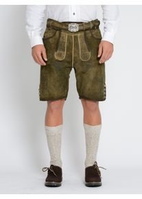 Trachtenhose JCC "Trachtenhose 31023202", Herren, Gr. 50, EURO, braun, Obermaterial: 100% Ziegenveloursleder GOVL., Hosen Trachtenhose